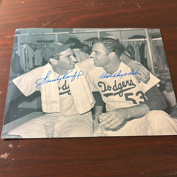 Dodgers Signed Photograph - Picture 1 of 1